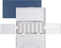 Airtight Paint Palette Tray: 28 Well Empty Watercolor Gouache Acrylic Palette with Lid Mixing Trays for Artists Adults Travel Outdoor Plein Air Painting