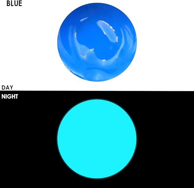 Artecho Glow in the Dark Paint, Neon Blue Paint (120ml / 4.05oz) Tubes, Art Craft Paints for Canvas, Rock, Stone, Wood, Fabric, Art Supplies