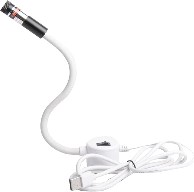 Magnetic Positioning Quilting Laser Light For Sewing Machine, Usb Red Line Positioning Quilting Light With Line/Cross/Dot, 360° Flexible Hose, Sewing Machines Precision (Single line (red light),5WM)