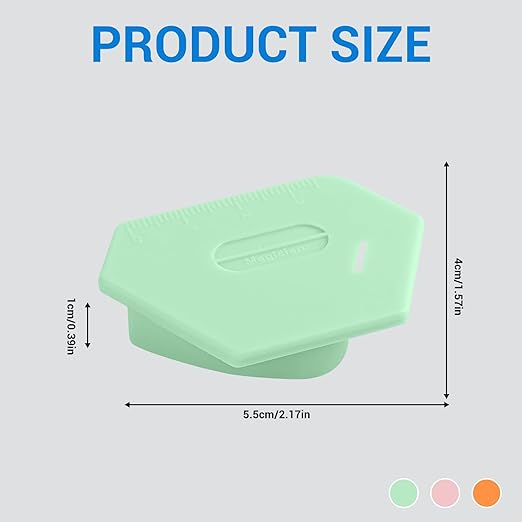 3Pcs Magnetic Seam Guide for Sewing Machine, Multifunctional Polygonal Hemmer Guide with Scale, Universal Sewing Accessories and Supplies (Polygonal Seam Guide)