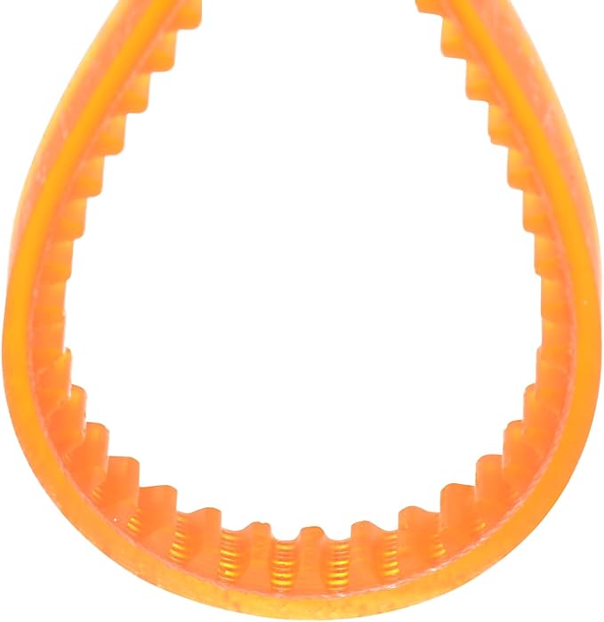 Kozelo 2Pcs MB340 Standard Sewing Machine Motor Belts - [340mm Girth x 4mm Thickness ] Polyurethane Motor Drive V-Belt for Household Electric Sewing Machine Use, Single Tooth, Orange