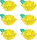 Novelty Lemon Shaped Buttons for Crafts,Acetate Button for Clothes,Buttons for Sewing,Button Bulk,Pack of 6