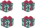 Cute Present Box Buttons for Crafts,Acetate Button for Clothes,Cute Buttons for Sewing,Button Bulk,Pack of 4