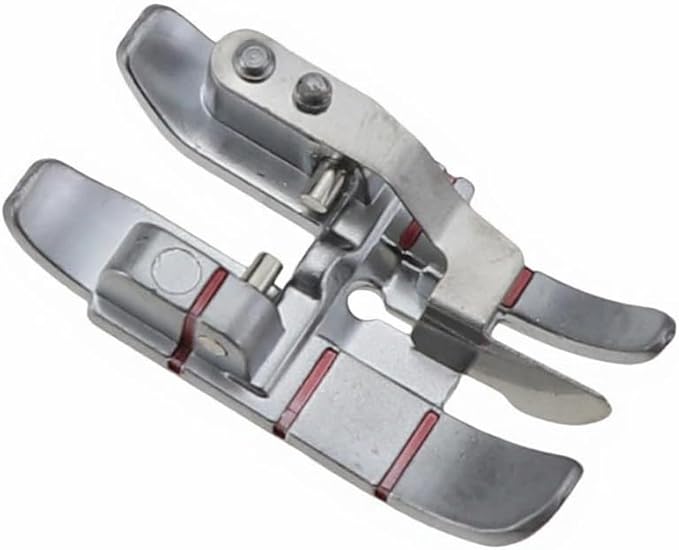 Sewing Machine Presser Foot Silver Sewing Walking Presser Foot Easy to Use Compatible with Pfaff Sewing Machines B, C, D, E, F, G, J, K (B)