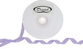 Gingham Ribbon 50 Yard Each Roll 100% Polyester Woven Edge (3/8" x 50 Yards, Light Purple)