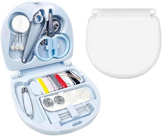 ZYMJBB Mini Travel Sewing Kit, 2Packs Portable DIY Supplies,Emergency Repair Kit with Threads, Beginner Friendly,Needles,Scissors for Travel, Business, College, Camping, Home Use
