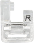R Presser Foot, Wear Transparent Texture Plastic Material Leather Presser Foot for Viking Embroidery Machine Designs Accessories