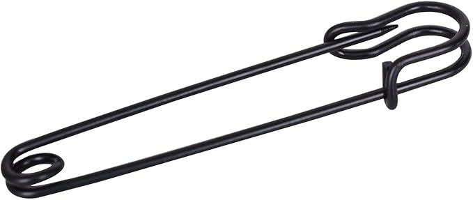 50 Pcs Safety Pins Heavy Duty Large Safety Pins (Black)