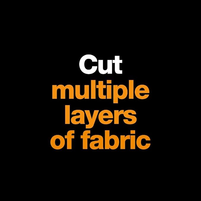 Fiskars 45mm Rotary Cutter for Fabric, Titanium Rotary Cutter Blade for Precise Cuts, Right and Left Handed, Comfort Handle, Arts and Crafts, Sewing Supplies and Quilting Tools