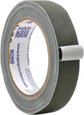 WOD GTC12 Gaffer Tape, Olive Drab Low Gloss Finish Film, 1 inch x 60 ft. Residue Free, Non Reflective Cloth Fabric, Secure Cords, Water Resistant, Photography, Filming Backdrop, Production
