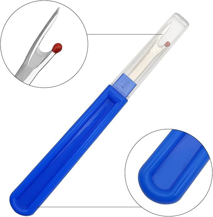 DaKuan 608 Piece Sewing Kit with 8 Seam Rippers (4 Large + 4 Small) & 600 Stainless Steel Pins, Premium Sewing Tools for Quilting, Dressmaking, DIY Crafts, Includes Protective Storage Box