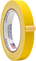 WOD GTC12 Gaffer Tape, Yellow Low Gloss Finish Film, 3/4 inch x 60 ft. Residue Free, Non Reflective Cloth Fabric, Secure Cords, Water Resistant, Photography, Filming Backdrop, Production