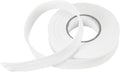 MECCANIXITY 3/4 Inch Single Fold Bias Tape Polyester Continuous Bulk Bias Tape for Sewing, Seaming Quilting Hemming Binding Crafts (White 10 Yards)