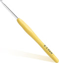 3.5mm Crochet Hook, Ergonomic Crochet Hook, Smooth and Extra Long  Knitting Needles, with Soft Rubber Ergonomic Handle and Aluminum Tip, Perfect Beginner and Arthritic Crochet Hooks (3.5 mm)