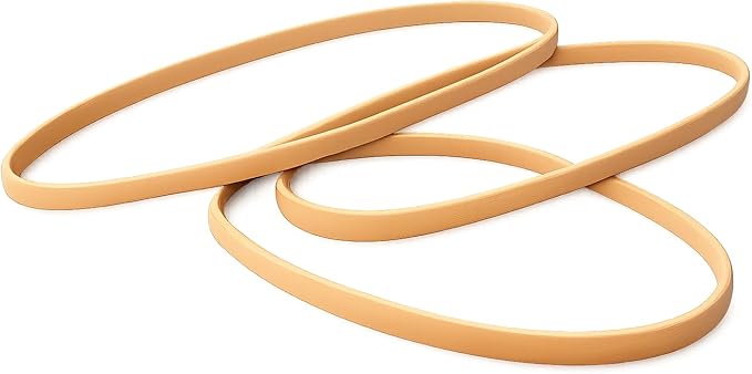 Small Quantity Rubber Bands Pack, Everyday Elastic Bands - Purchase What You Need, At A Price That You Like - Everyday Rubber Bands - Band Size: About 7" x 1/8" - 10 Bands
