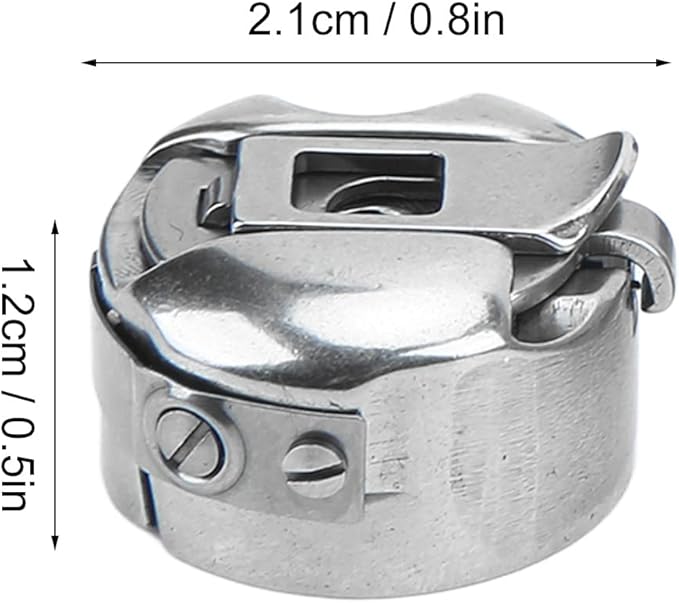 5Pcs Stainless Steel Sewing Machine Bobbin Case for Industrial Flat Car Sewing Machine