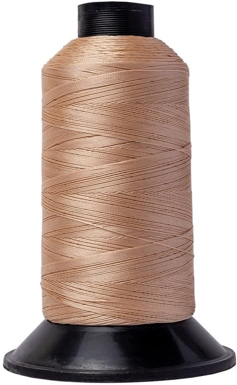 Big Kizzy Light Blonde 1400m Nylon Thread for Hair Extensions, Sew in Human Hair Weft and Wigs - Non-Slip and Comfortable Hold for Hand and Machine Tied Weft
