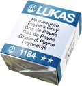 Lukas 1862 Aquarell Artists' Watercolor Pans, Payne's Grey Half Pan - Vibrant Professional Grade Watercolor Paint - Easy-to-Wet, Intense Color, Long-lasting - Ideal for Professional Watercolorists