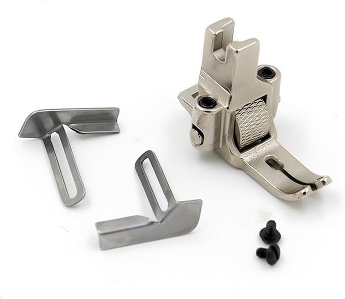 HONEYSEW Universal Roller Presser Foot Adjustable Left and Right Side Guard Foot for Flatbed Industrial Sewing Machines