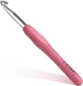 8mm Crochet Hook, Ergonomic Crochet Hook, Smooth and Extra Long  Knitting Needles, with Soft Rubber Ergonomic Handle and Aluminum Tip, Perfect Beginner and Arthritic Crochet Hooks (8 mm)