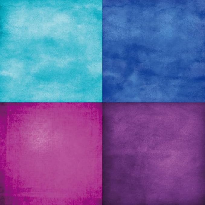 Vintage Scrapbook Paper Pad Color Patterned Paper 6×6,24 Sheets Single-Sided Scrapbooking CardStock Papers Pad for Holiday Cardmaking DIY Origami Journaling.