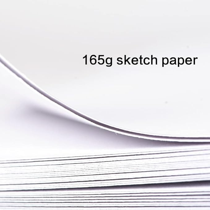 Mifuner Square 5.1x 5.1 165gsm Colored Pencil Paint Journal Hardbound 128pgs (64Sheets Front Back Cold Pressed) Travel for Colored Pencil Sketch Handmade Cloth Cover Notebook Chrysanthemum