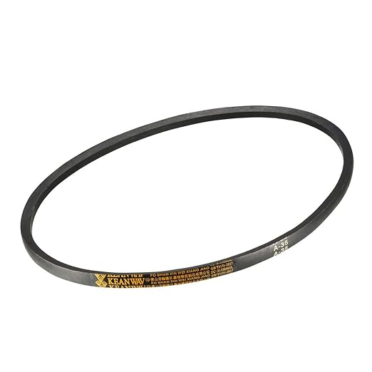 uxcell A35 Drive V-Belts 35" Inner Length 13mm Width 8mm Thick JIS Standard A-Section Rubber Drive Industrial Transmission Belt