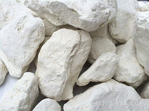 White Edible Clay, White Dirt, Chunks (lump) Natural for Eating (Food), 1 lb (450 g)