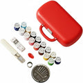 Runsgo Sewing Kit,Portable Sewing Supplies Accessories for Adults Teen Girls Grandma Beginner Traveler (Red)