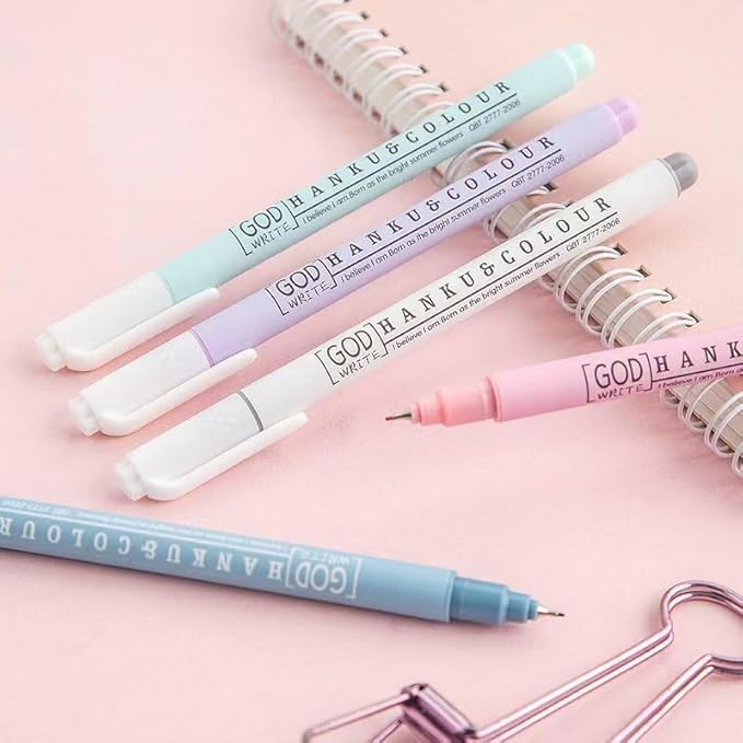 Colored Fineliner Pens, 0.38mm Fine Tip Pens, 8 Colors Fine Point Pen, Bible Journaling Planner Micro Pen Set for Writing, Drawing, Note Taking, Bullet Journaling