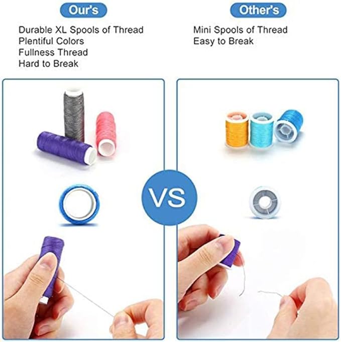 FREFTA Sewing Kit for Adults Beginner and Professionals, Home, Travel Sewing Kit with Sewing Pins and Needles,Seam Rippers,Thread,Threaders for Hand Sewing with Scissor and Accessories (N - 36)