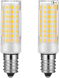 Sewing Machine Light Bulb 2 Pieces Compatible Brother LED Bulb 741 751 761 920D 925D 929D 934D 935D 1034D 1681 JS23 +for Baby Lock, Brother, Elna, Necchi, Pfaff 7/16" Base (Warm White)