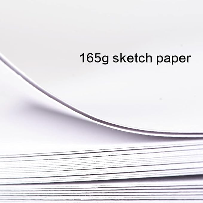 Square 5.1x 5.1"165gsm Colored pencil paint Journal Hardbound 128pgs (64Sheets Front Back Cold Pressed) Travel for Calligrapher Colored Pencil Sketch Doodles Handmade Cloth Cover Notebook. Gold Pink