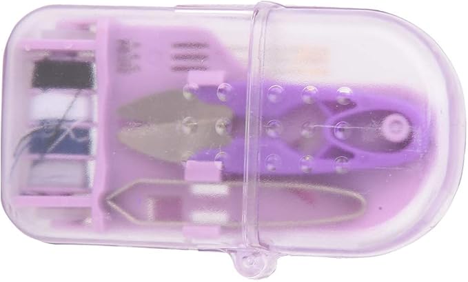 Travel Sewing Kit Mini, Portable Needle and Thread Kit Emergency Sewing Kit Travel Sewing Kit For Adults Plastic Scissors Sewing Needles Thread Buttons for Sewing,Crafts,Yarn