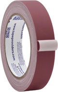 WOD GTC12 Gaffer Tape, Burgundy Low Gloss Finish Film, 1 inch x 60 ft. Residue Free, Non Reflective Cloth Fabric, Secure Cords, Water Resistant, Photography, Filming Backdrop, Production