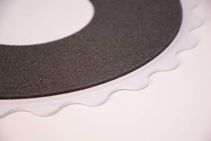 HONEYSEW Circle Rotary Cutting Mat Diameter 20cm(8") Self Healing for Any Table Protection Board Quilt Fabric Doing Crafts Sewing Quilting Projects Rotating Cutter Pad (Green Color)