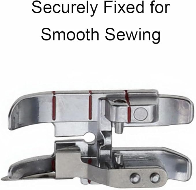 Sewing Machine Presser Foot Silver Sewing Walking Presser Foot Easy to Use Compatible with Pfaff Sewing Machines B, C, D, E, F, G, J, K (B)