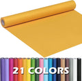 PerkHomy Orange Kraft Paper Roll 17.5" x 960" (80') for Gift Wrapping Bouquet Flower Art Painting Craft Writing Packaging Shipping 80GSM 55LB (Orange, 17.5" x 80')