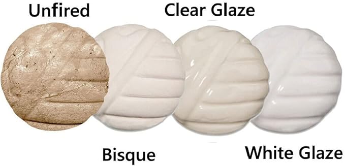 Old Potters Mid High Fire White Stoneware Clay for Pottery | Cone 5-10 | Ideal for Wheel Throwing, Hand Building, Sculpting | Great for All Skill Levels | Greenware Clay, 10 lbs.