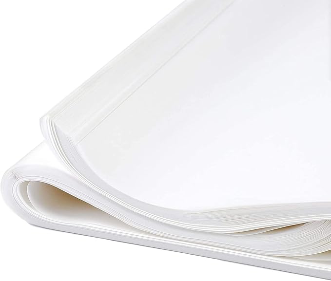 Bright Creations Glassine Sheets - Archival Glassine Paper for Artwork - Photo Protection Paper for Grease-Resistant Baking & DIY Crafts - 100 Pack, 16x20 in, White