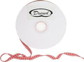 Gingham Ribbon 50 Yard Each Roll 100% Polyester Woven Edge (1/4" x 50 Yards, Red)