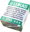 LUKAS 1862 Aquarell Artists' Watercolor Pans, Oxide Of Chromium Half Pan - Vibrant Professional Grade Watercolor Paint - Easy-to-Wet, Intense Color, Long-lasting -Ideal for Professional Watercolorists