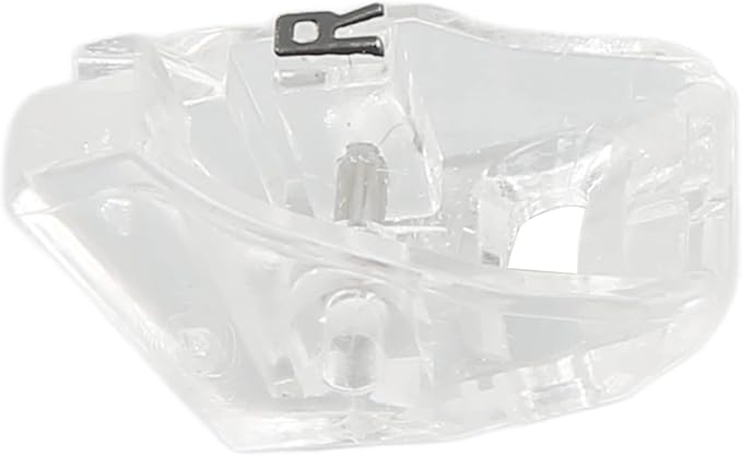 R Presser Foot, Wear Transparent Texture Plastic Material Leather Presser Foot for Viking Embroidery Machine Designs Accessories