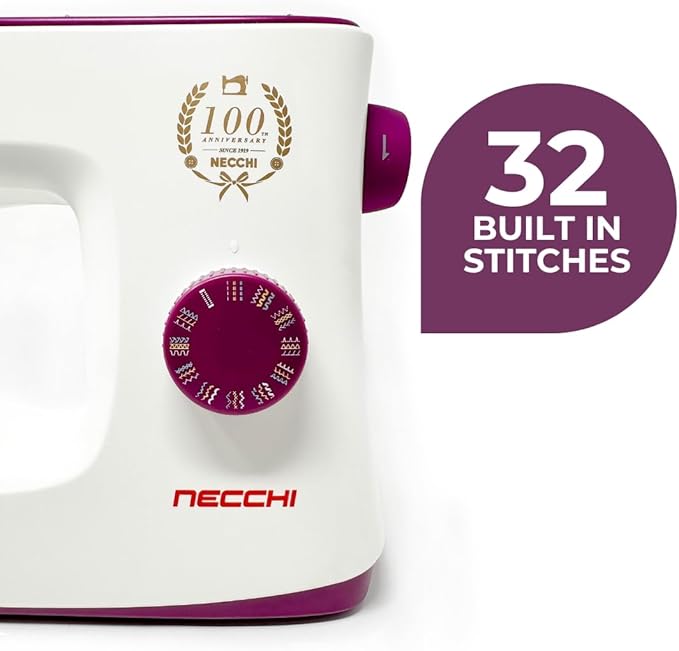 NECCHI K132A Sewing Machine (K Series) - 100 Years Anniversary Edition
