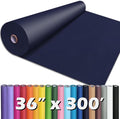 PerkHomy Navy Blue Kraft Paper Roll 36" x 3,600" (300') for Gift Wrapping Bouquet Flower Art Painting Craft Writing Packaging Shipping 80GSM 55LB (Navy Blue, 36" x 300')