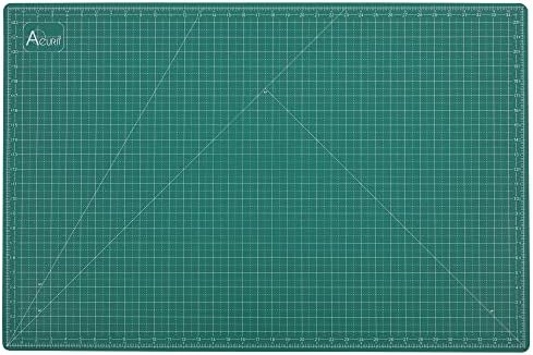 Acurit Self-Healing Cutting Mats - Self-Healing Craft Mats for Cutting, Measurements, Studios, Design, & More! - [Green - 24x36"]