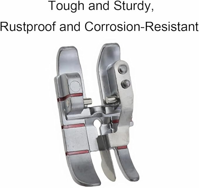 Sewing Machine Presser Foot Silver Sewing Walking Presser Foot Easy to Use Compatible with Pfaff Sewing Machines B, C, D, E, F, G, J, K (B)