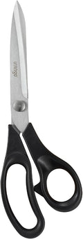 LIVINGO 10.5” Bent Fabric Scissors, Stainless Steel Heavy Duty Sharp Sewing Shears for Tailor Sewing Crafting Cutting Cloth, Leather, Paper