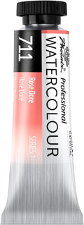 PHOENIX Professional Watercolor Paint Single Tube - 0.47 Fl Oz / 14ml - Rose Dore