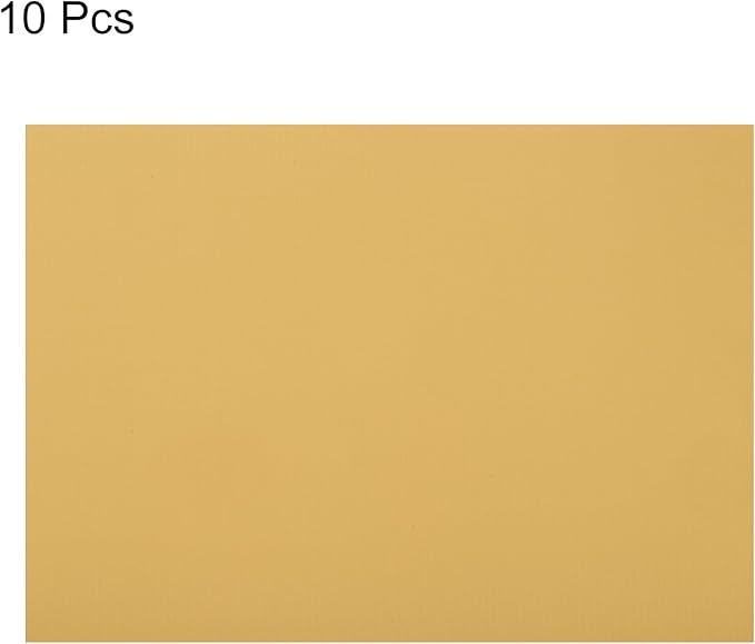 uxcell 10pcs Corrugated Cardboard Paper Sheets,Khaki,14 inch x 10inch,for Craft and DIY Projects